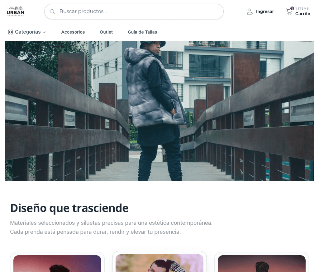 Vista de tu tienda online